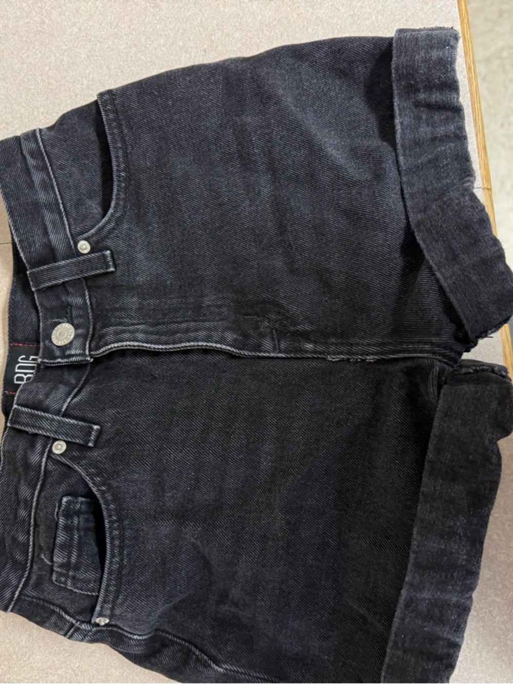 BDG Black High-Rise Mom Jeans